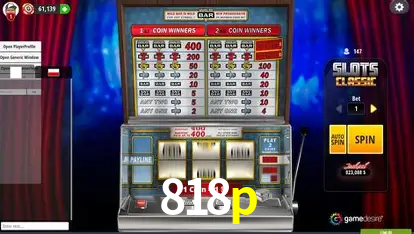 Descubra o Mundo do Cassino Online com 818p